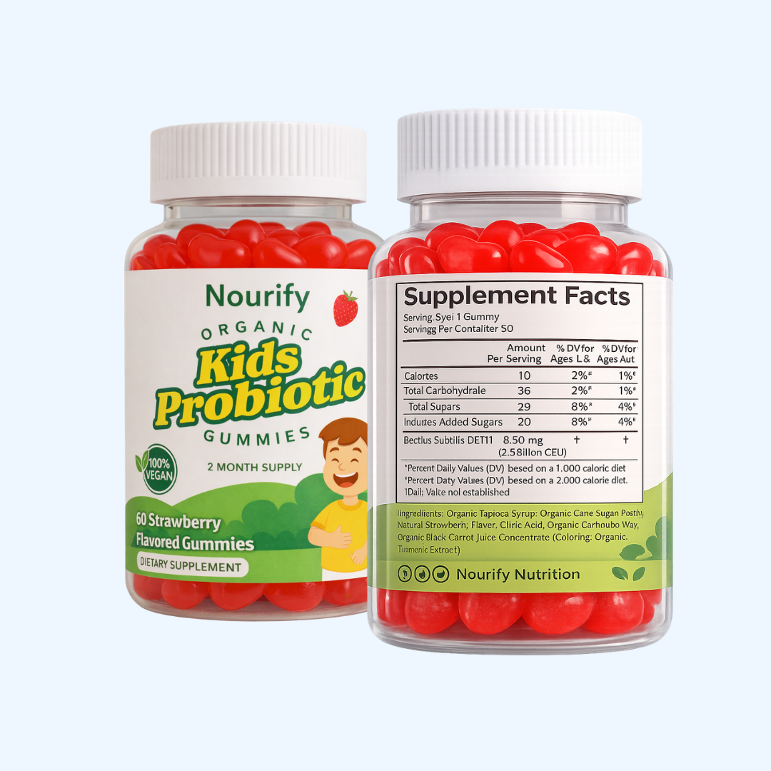 Nourify - Organic Kids Probiotic Gummies
